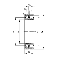 ALS NN3044-AS-K-M-SP, (j) DIN 5412-4 ˜ʵҪߴ, ǶλS, pFF 1:12 ɷx, ּpСď(ni)϶ƹ