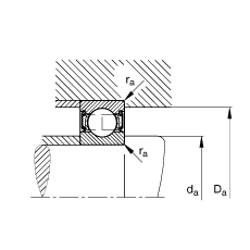 S 6010-2RSR, (j) DIN 625-1 ˜ʵҪߴ, ɂȴܷ