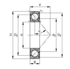 ǽ|S 7200-B-2RS-TVP, (j) DIN 628-1 (bio)(zhn)Ҫߴ|  = 40ɂ(c)ܷ