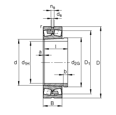 {(dio)ĝLS 24164-B-K30 + AH24164, (j) DIN 635-2 ˜ʵҪߴ, F׺ж